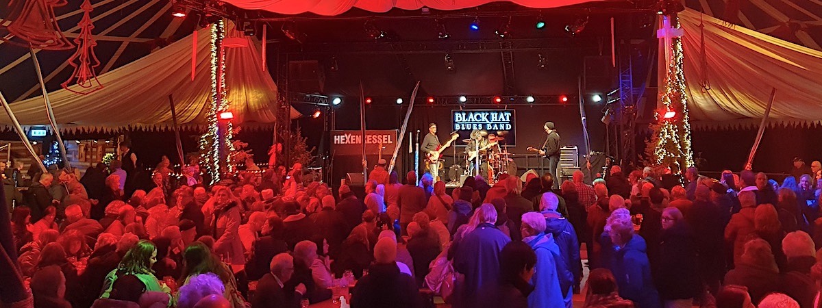 BLACK HAT BLUES BAND im Hexenkessel bei Winter-Tollwood 2025